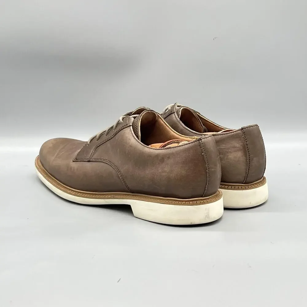 Cole Haan Shoes Mens 9 Brown Leather Grand OS Oxford Casual Sneakers Comfort